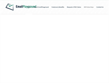 Tablet Screenshot of emailplayground.com